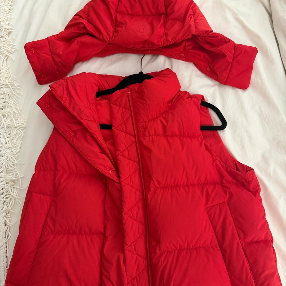 Lululemon Red Puffer Vest